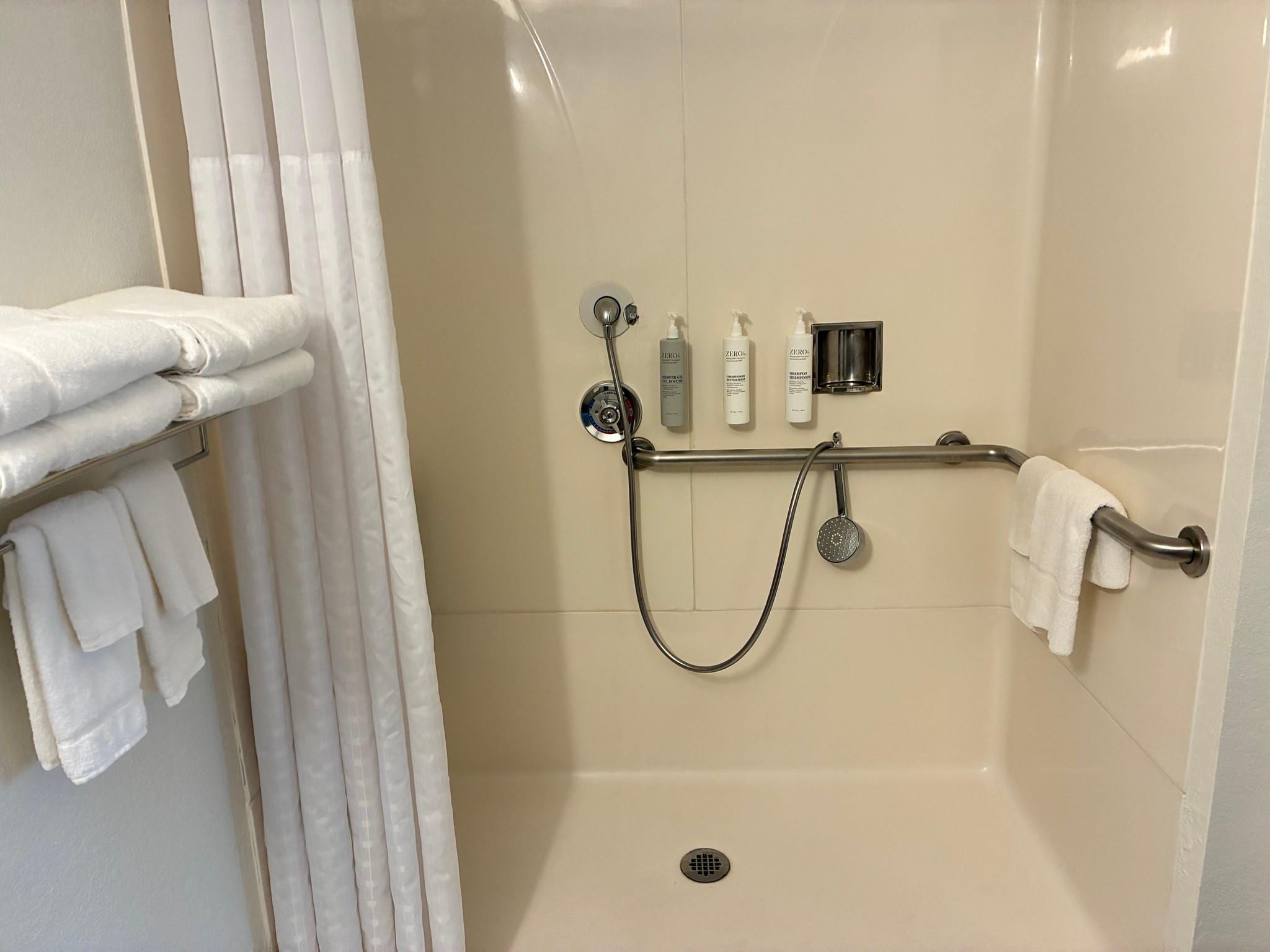 Accessible roll in shower