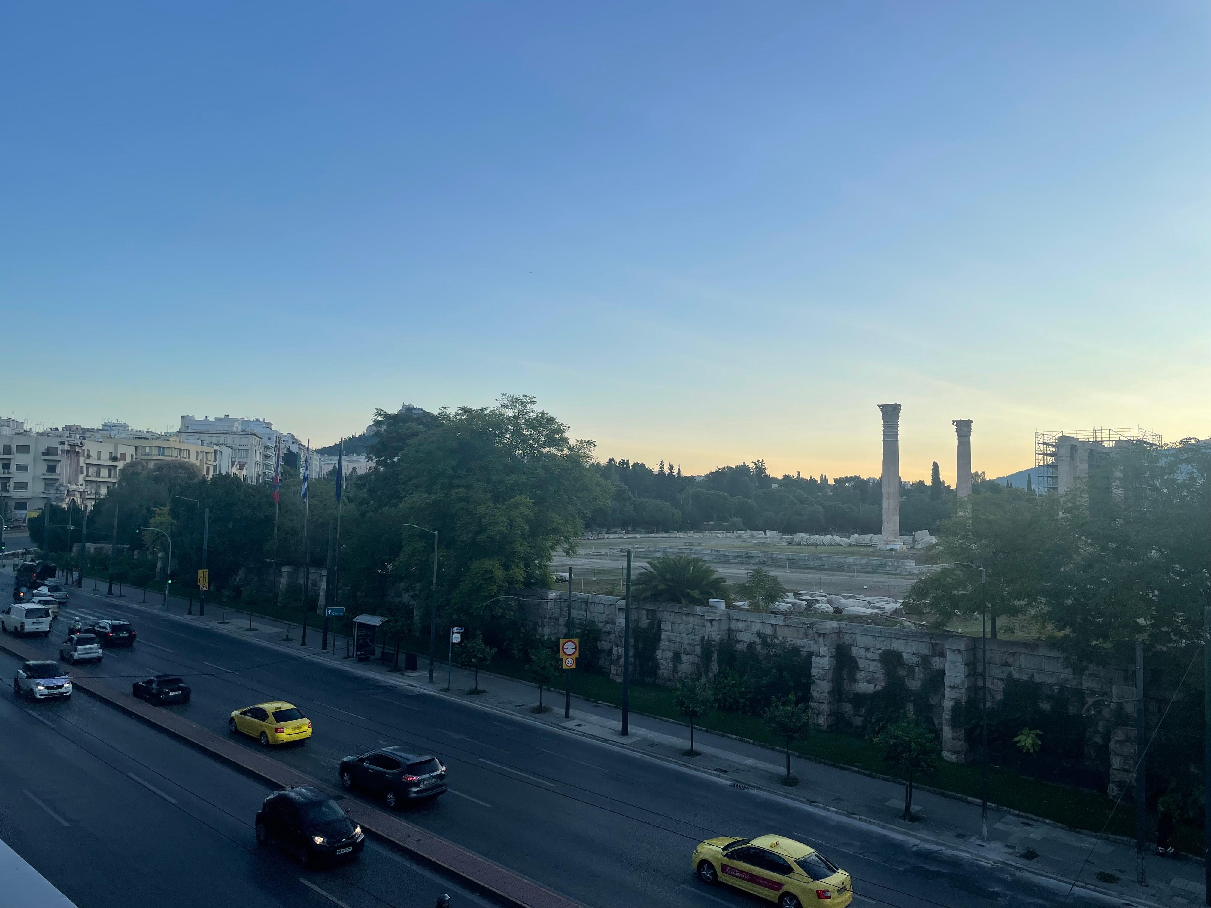 From the street side