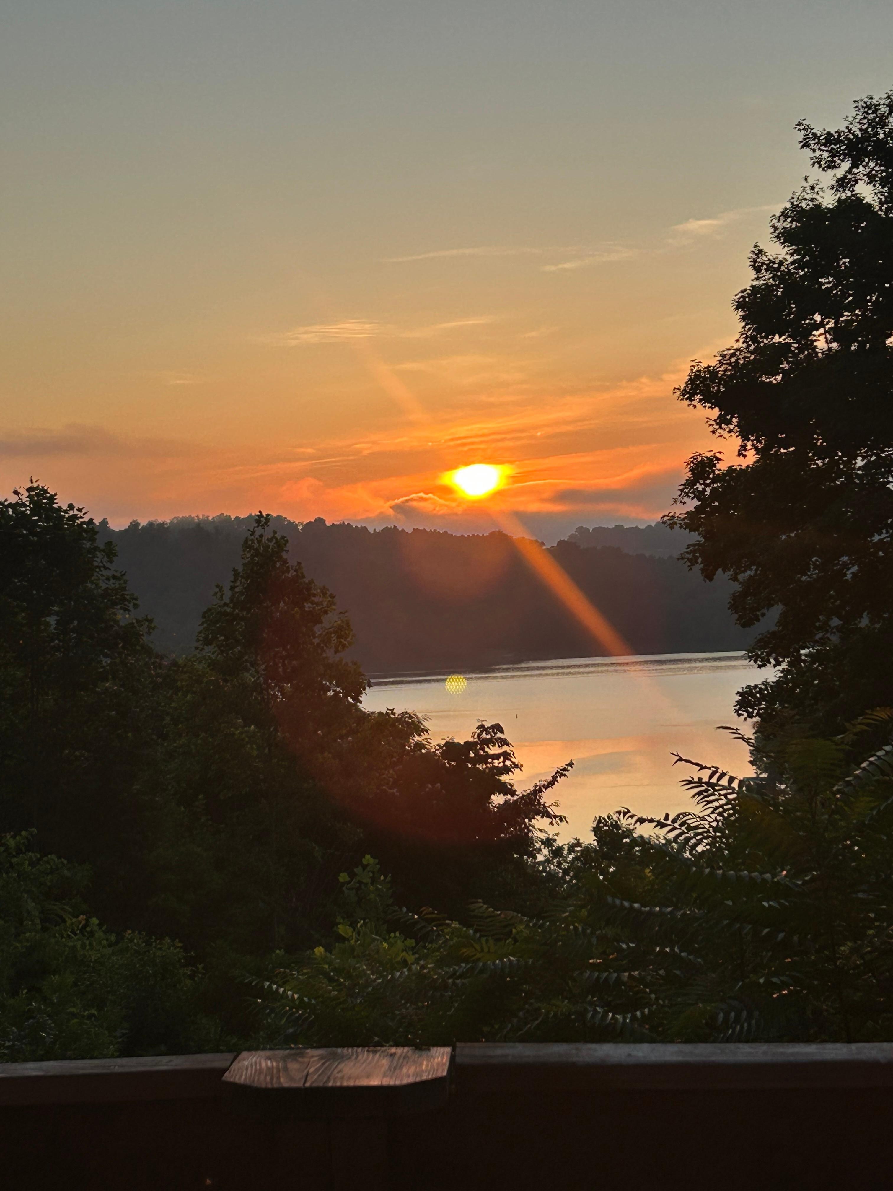 Picture from back deck 