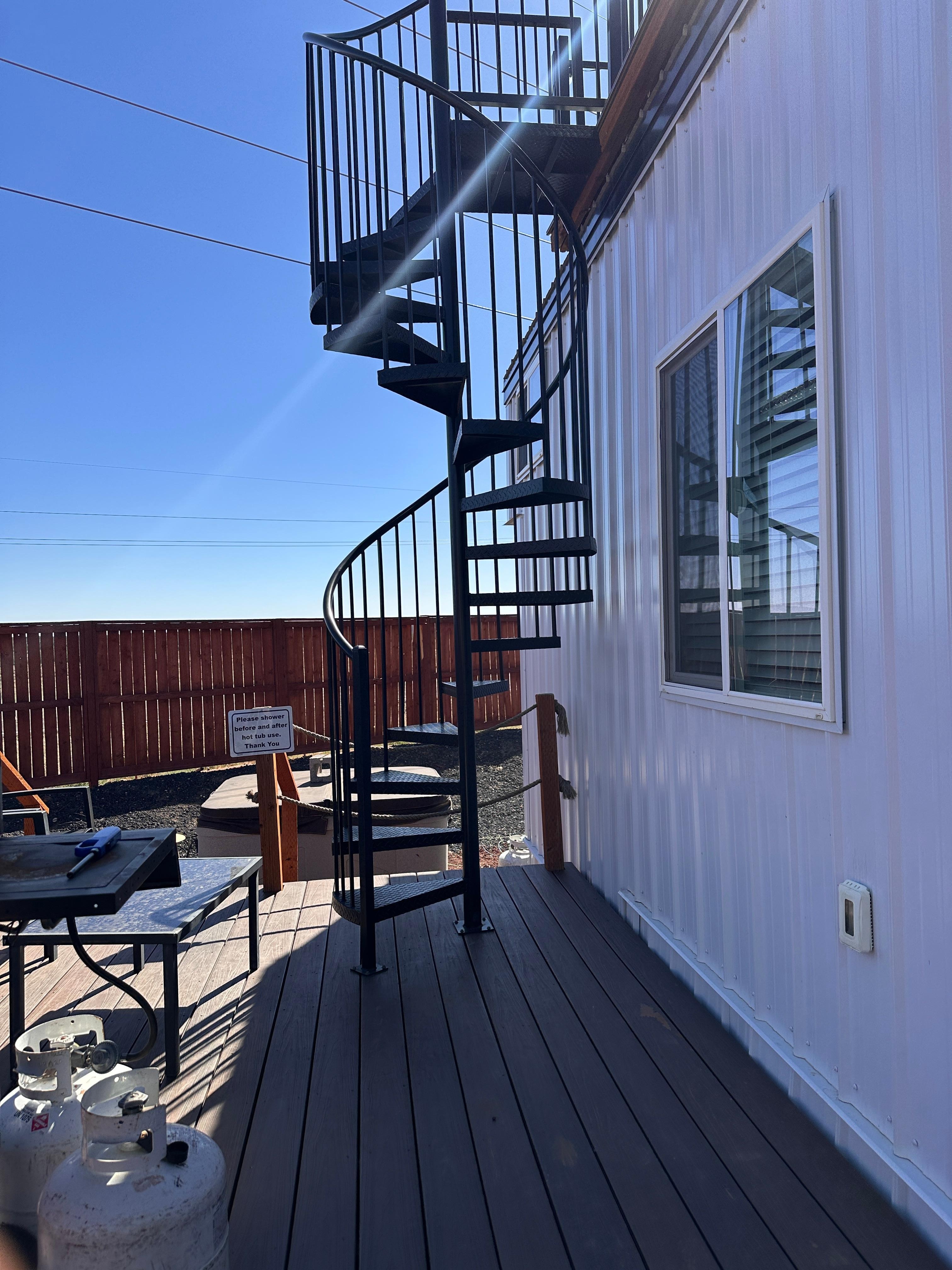 Loved the rooftop with the fire pit!