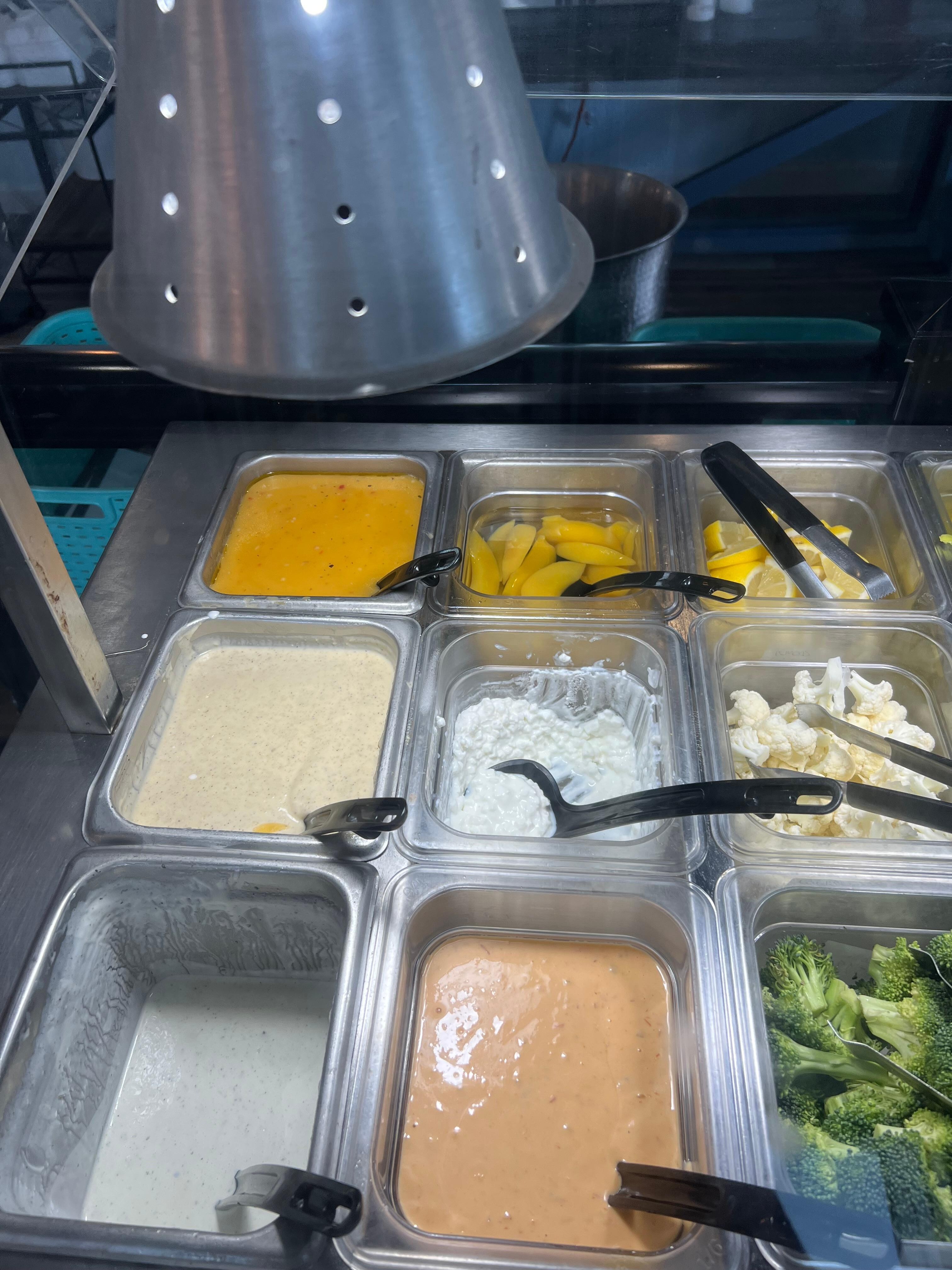 This was the salad bar 