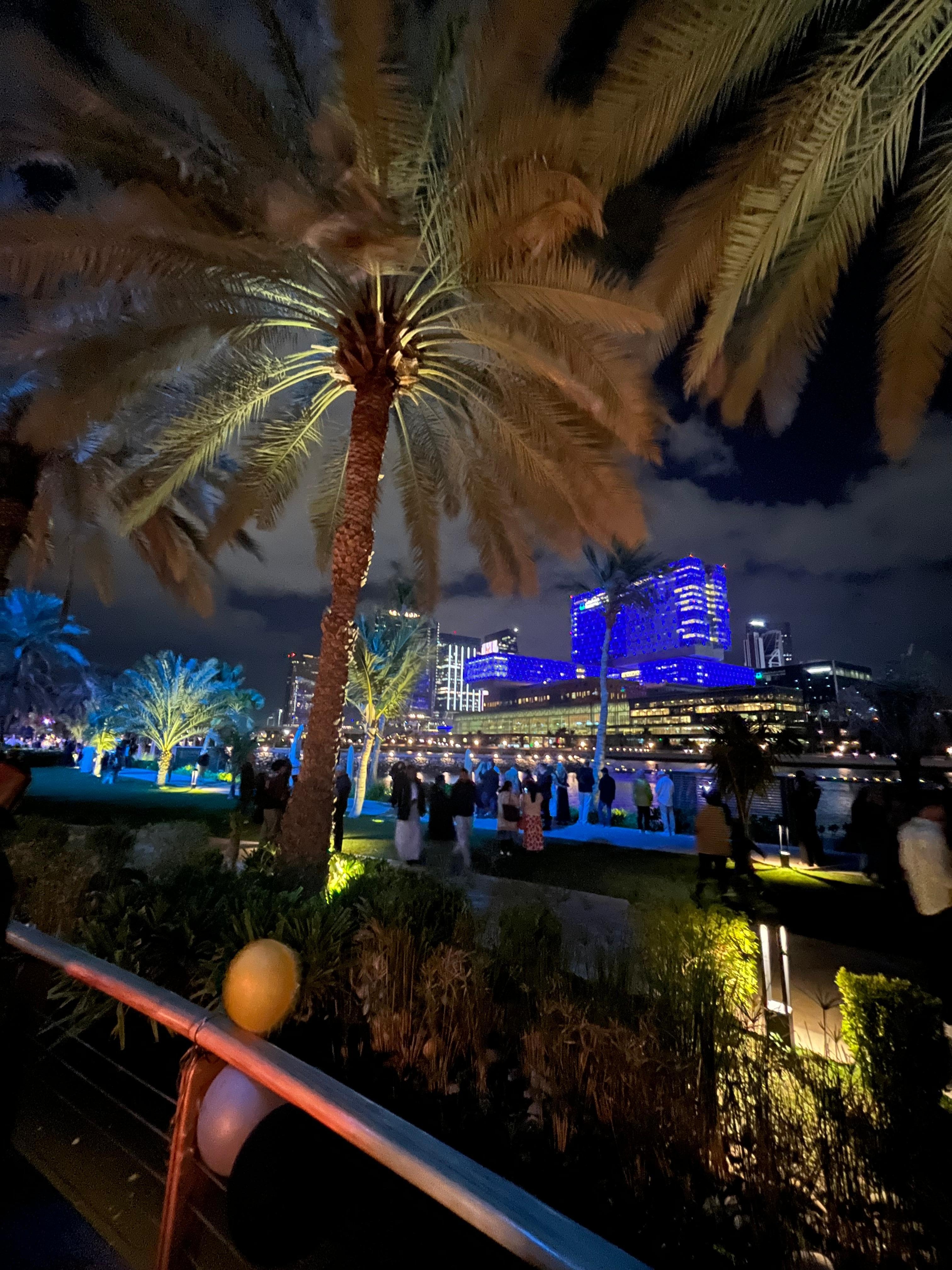 View from the garden restaurant 