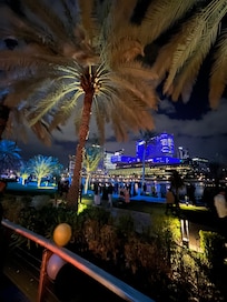 View from the garden restaurant