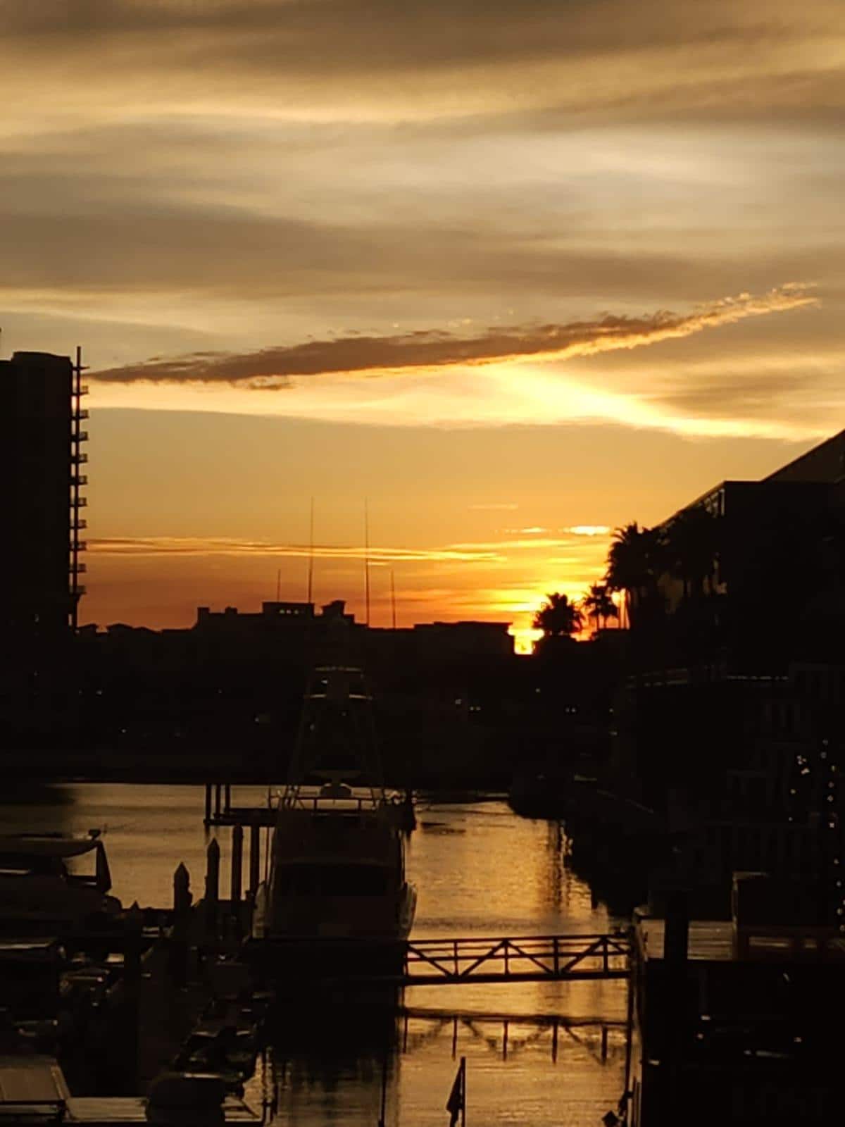 The sunset