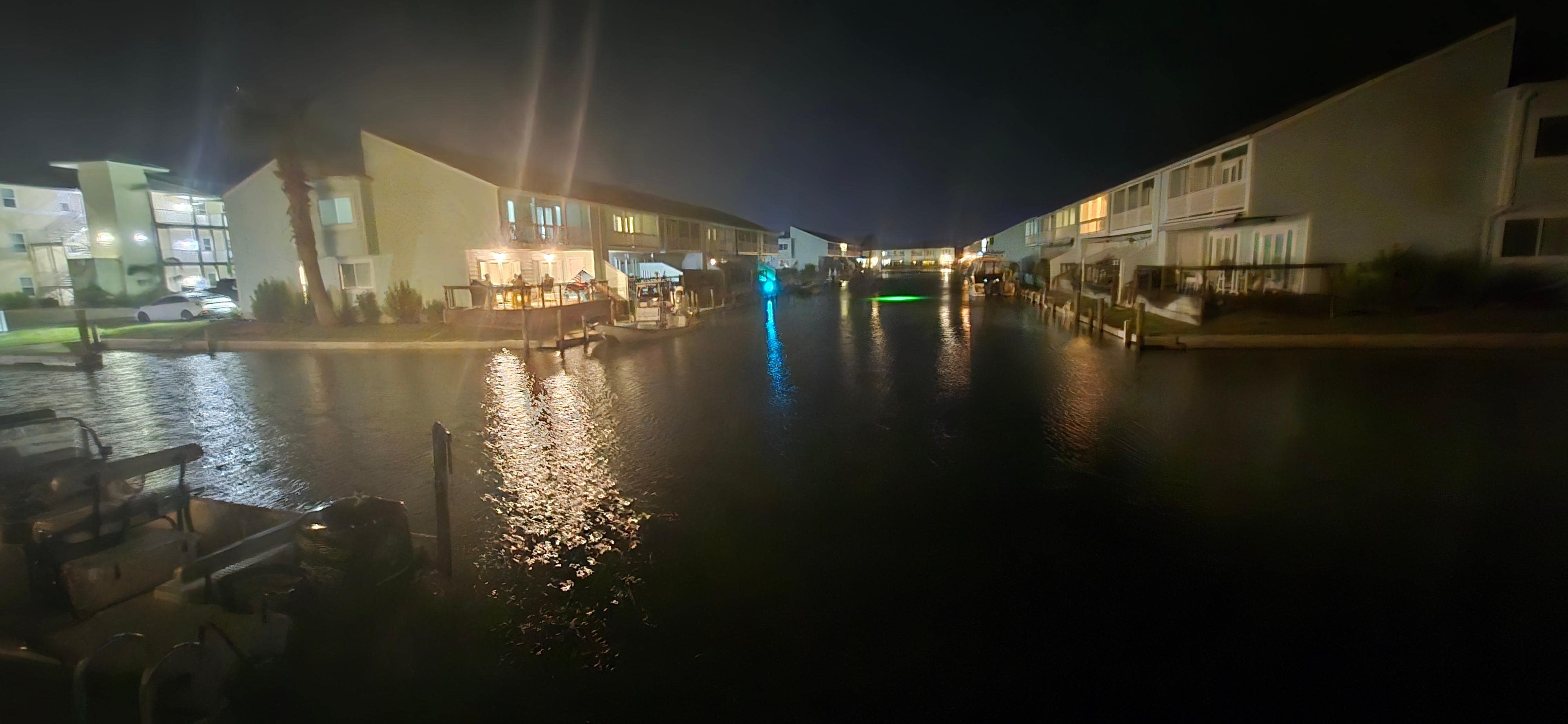 View from our deck in the evenings...