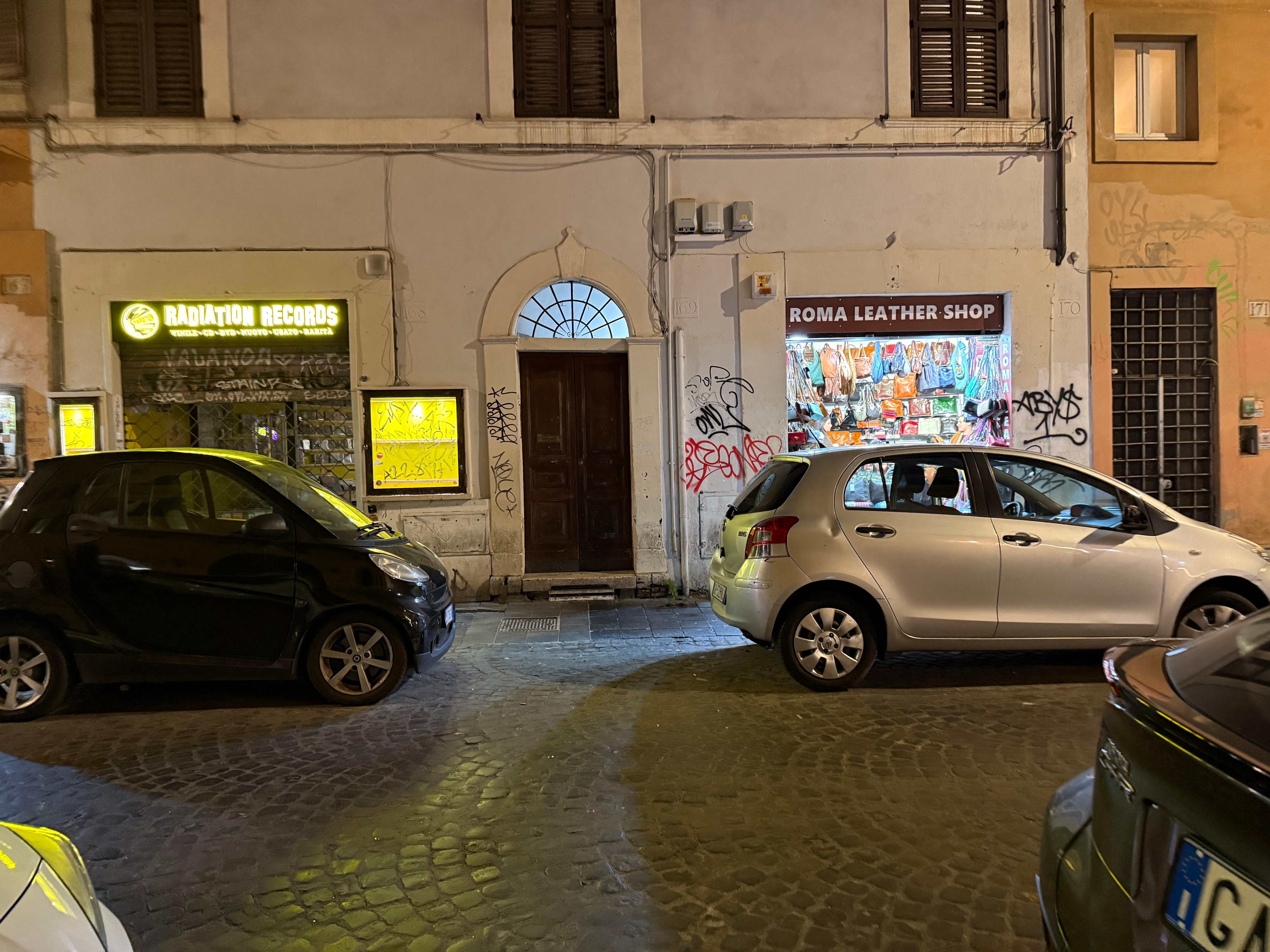 Entrance to property. Don’t let graffiti scare you—it’s everywhere on this side of the river