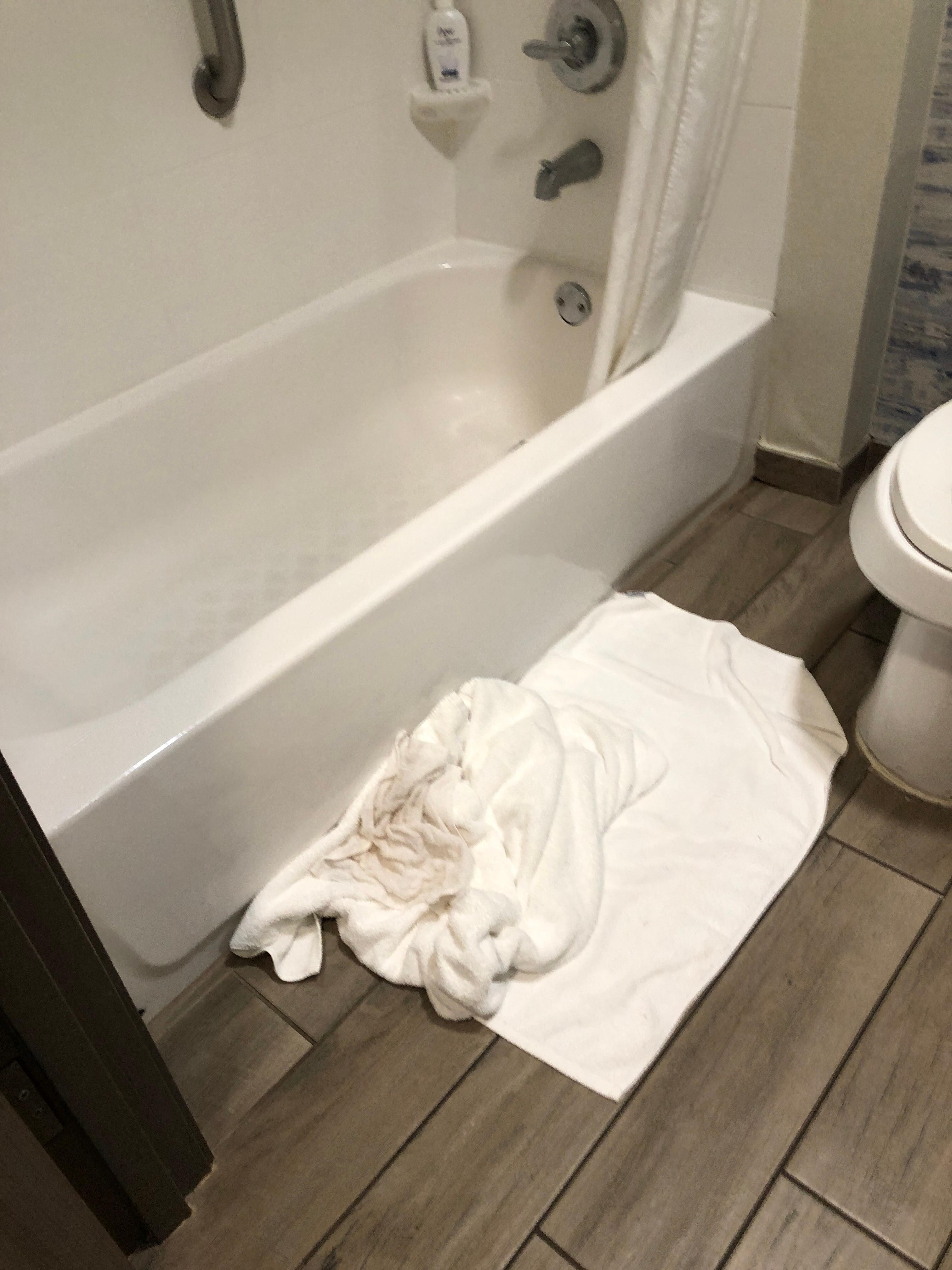 Bathroom not clean