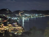 Night scape from balcony