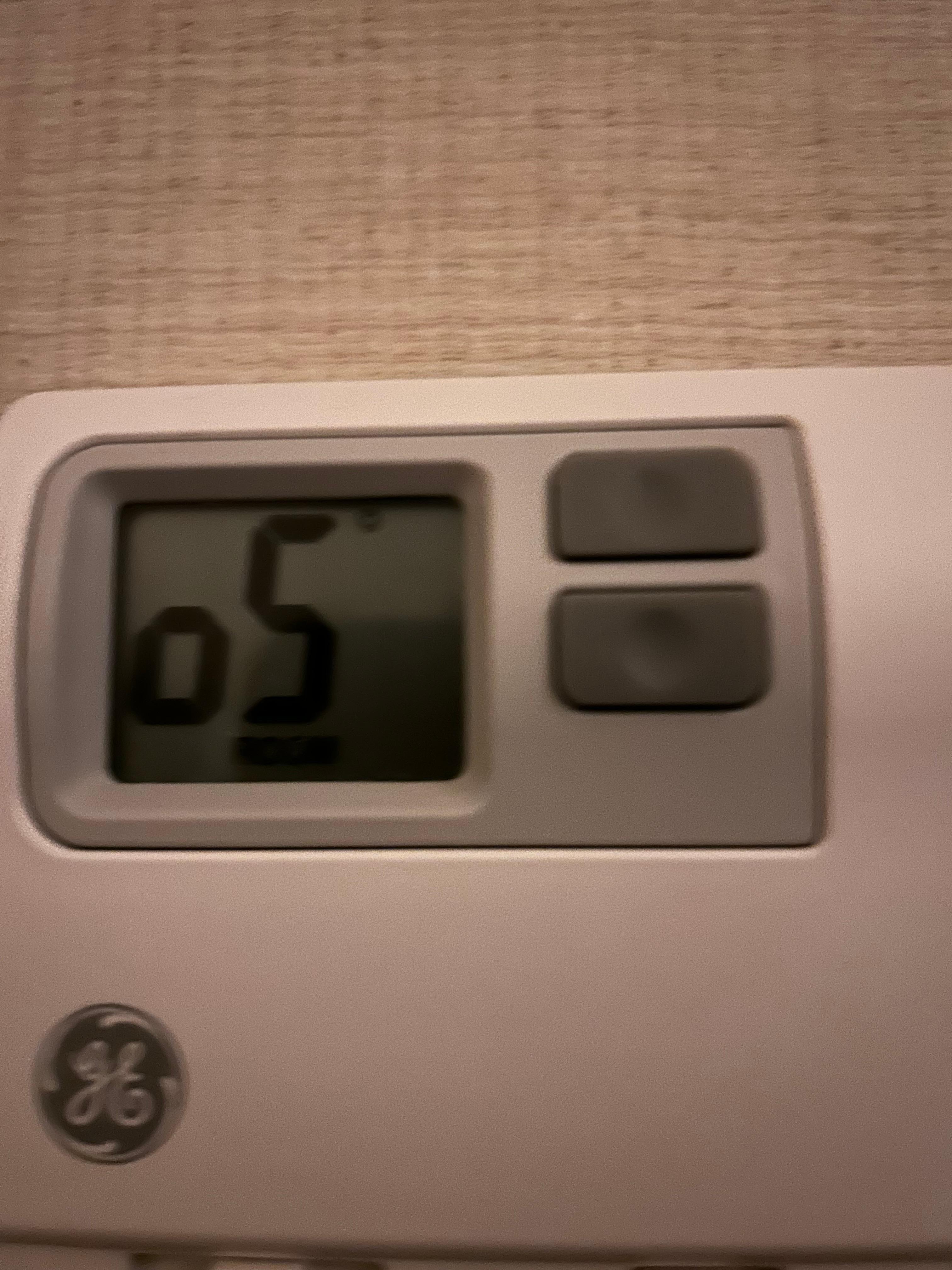 Broken thermostat 