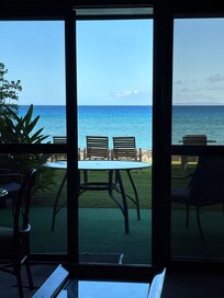 My view while making breakfast