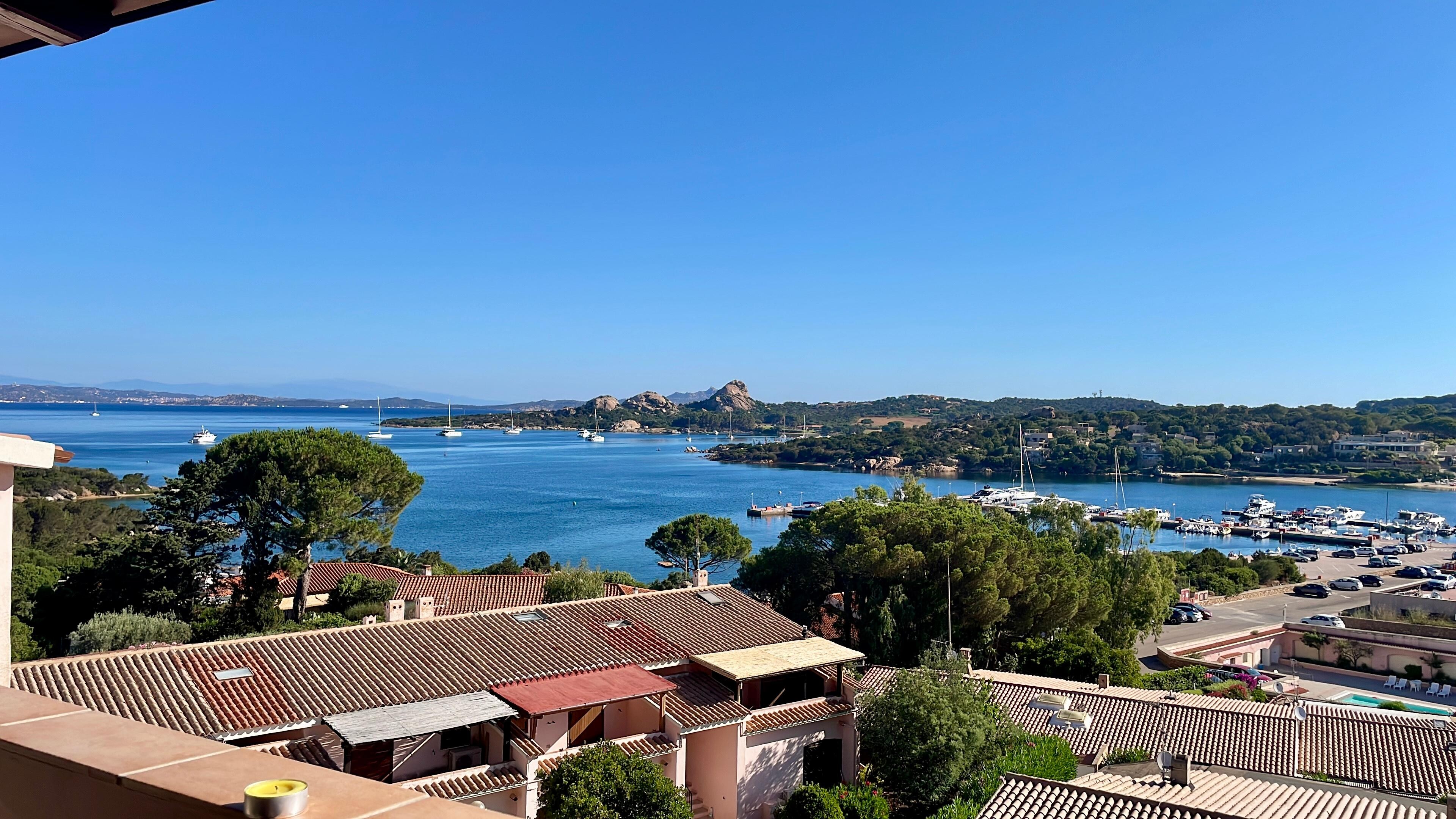Blick vom Balkon