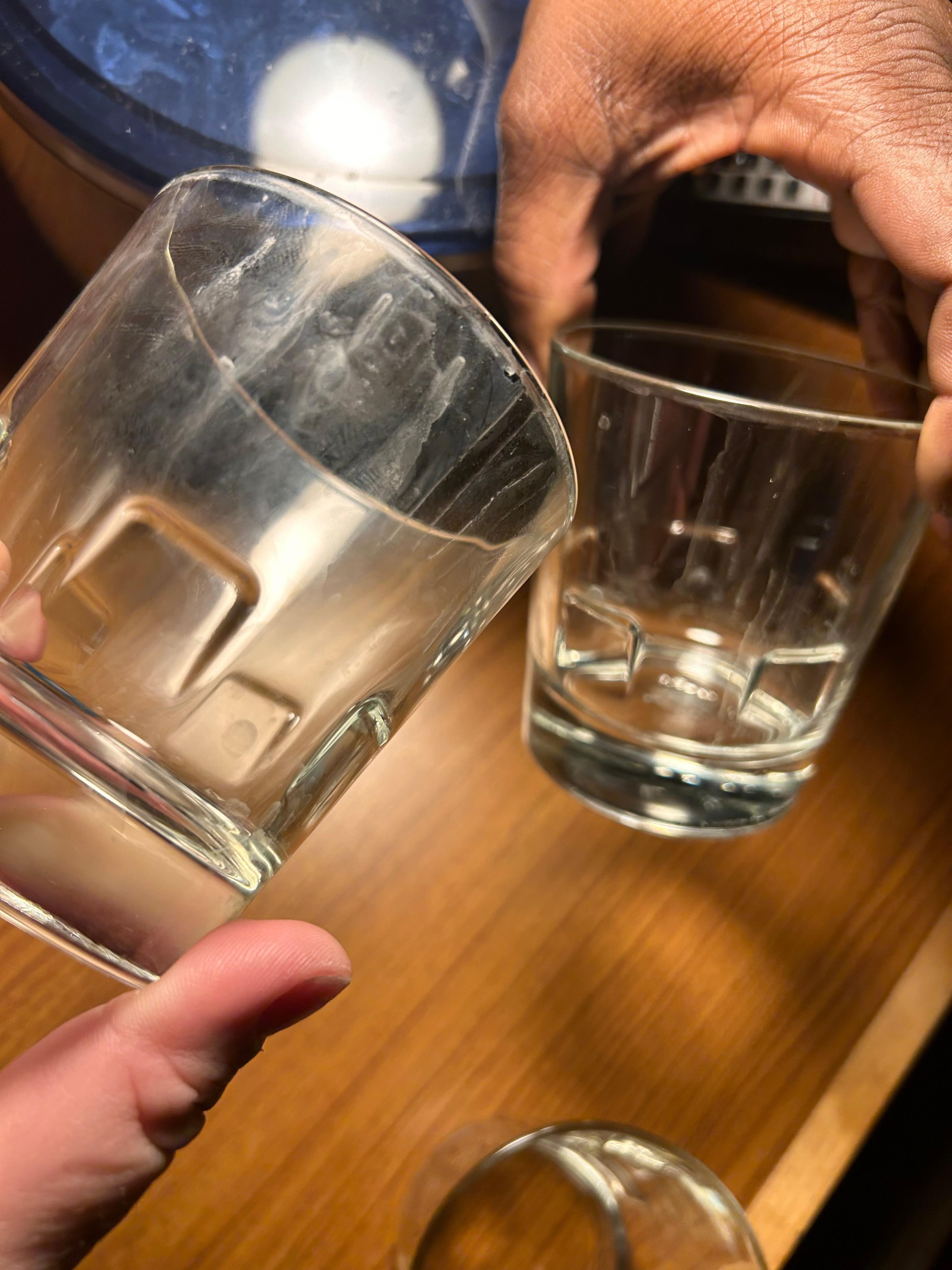 When we had to “come get it yourself” they provided more dirty cups.