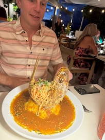 Whole snapper at Sea Salt