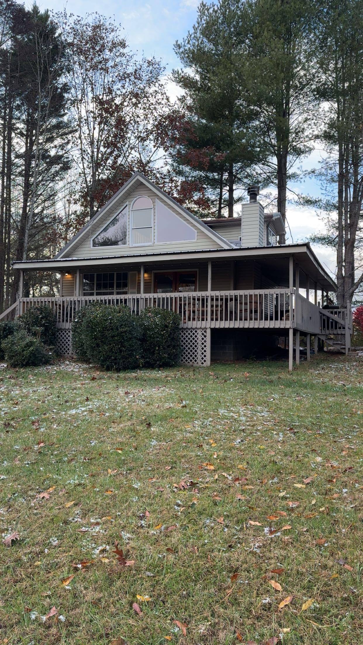 Front view from the  yard.  
