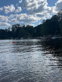 Looking over the lake