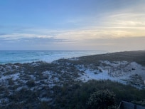 View from the main level balcony.