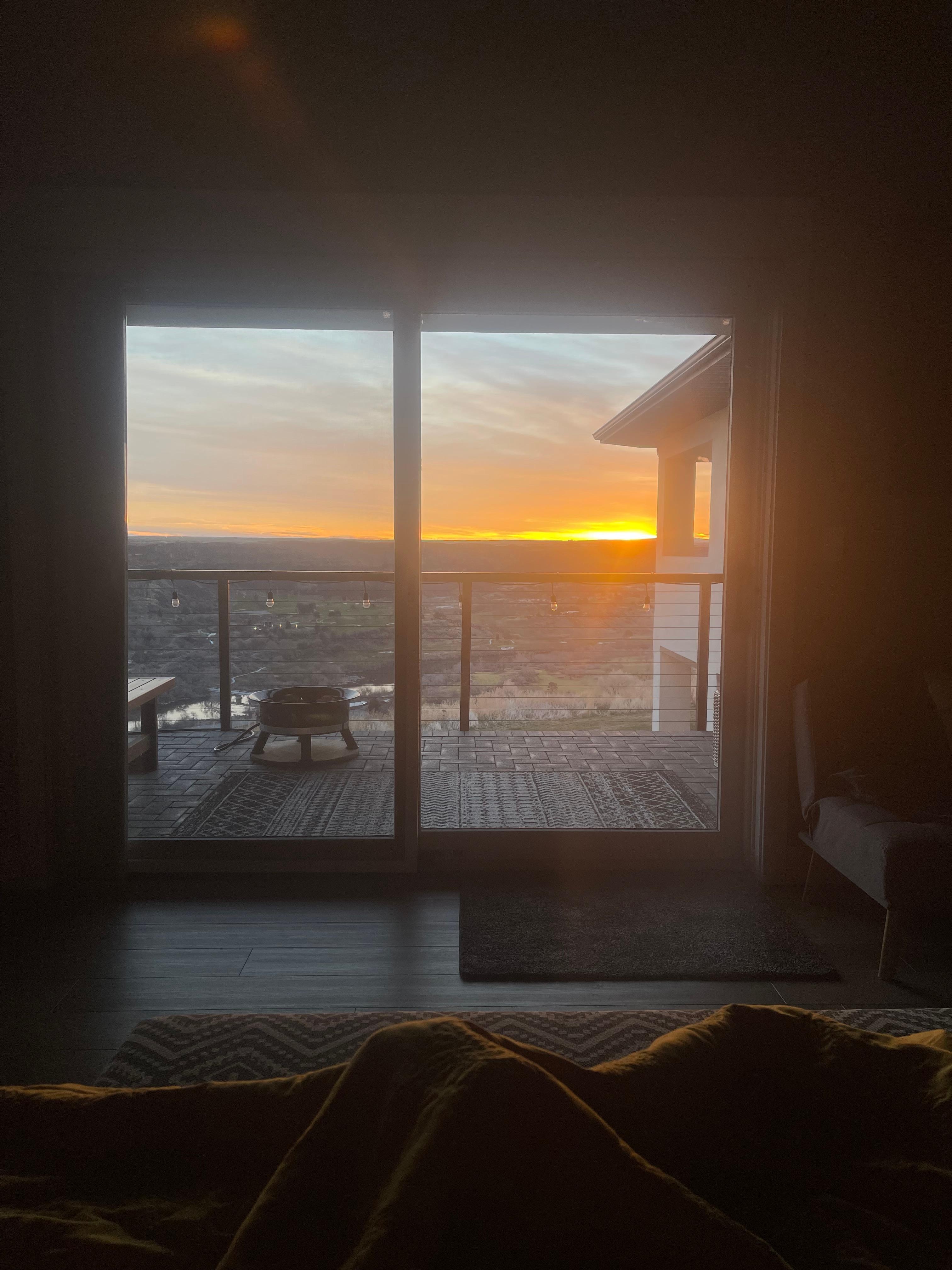 Morning view from the bed