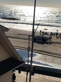 View from balcony after Hurricane Erin.