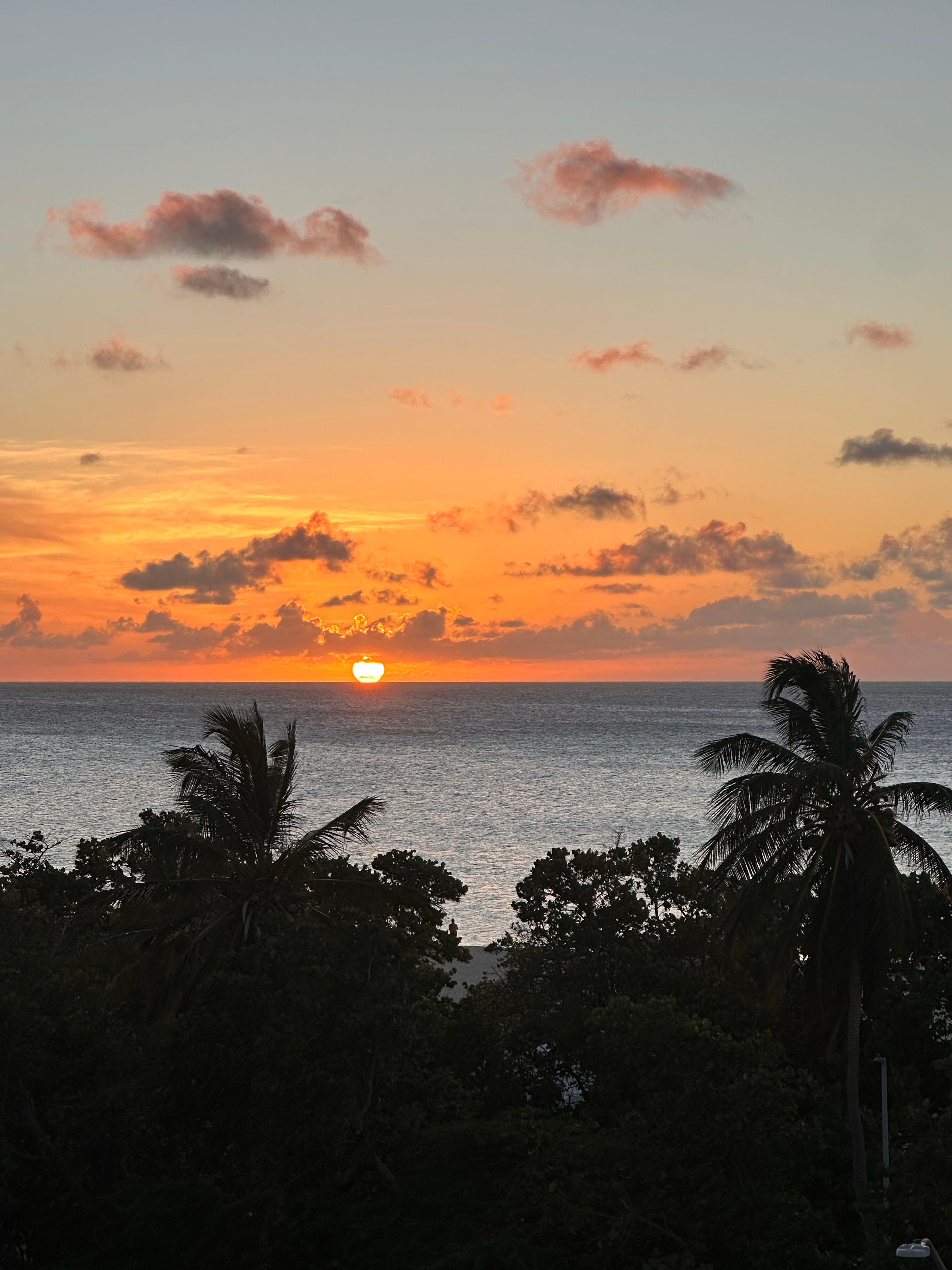 Sunset from the terrace