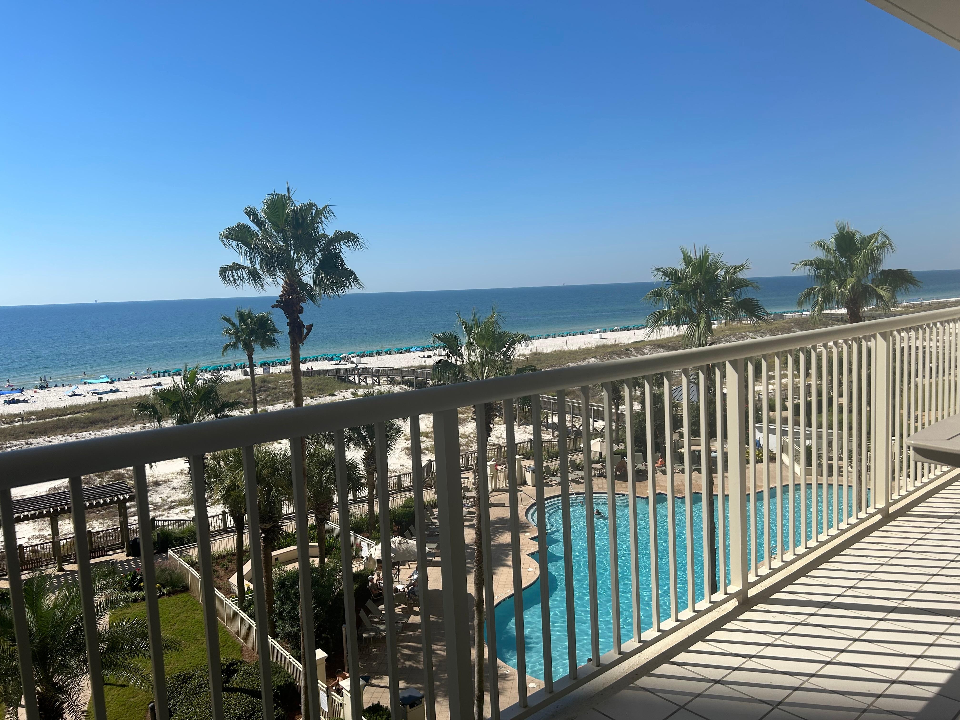 Beautiful daytime weather. 5th floor not too high. 