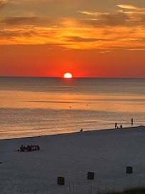 Sunset from the balcony.