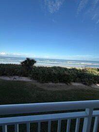 Ocean view from balcony