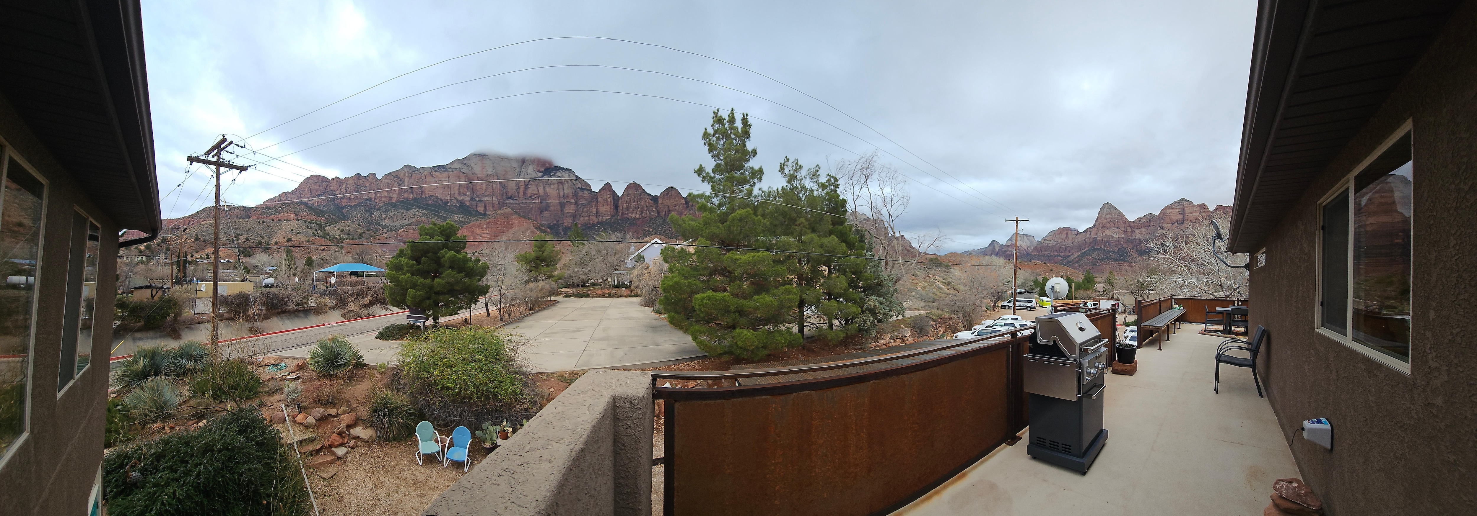 180 view from the balcony