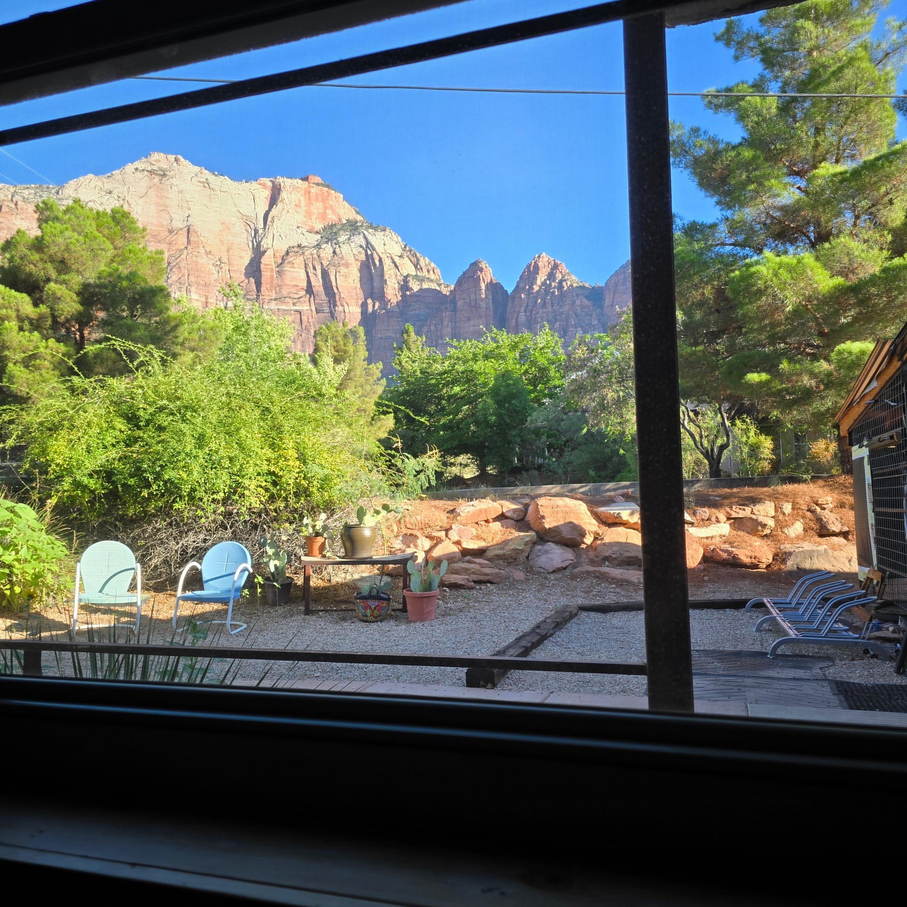 View from bedroom 