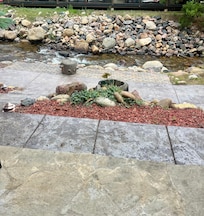 Right outside of our patio