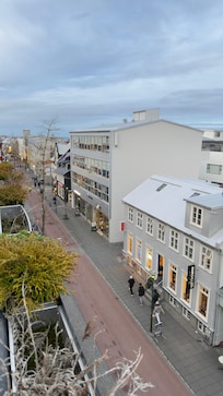 View off the private balcony.