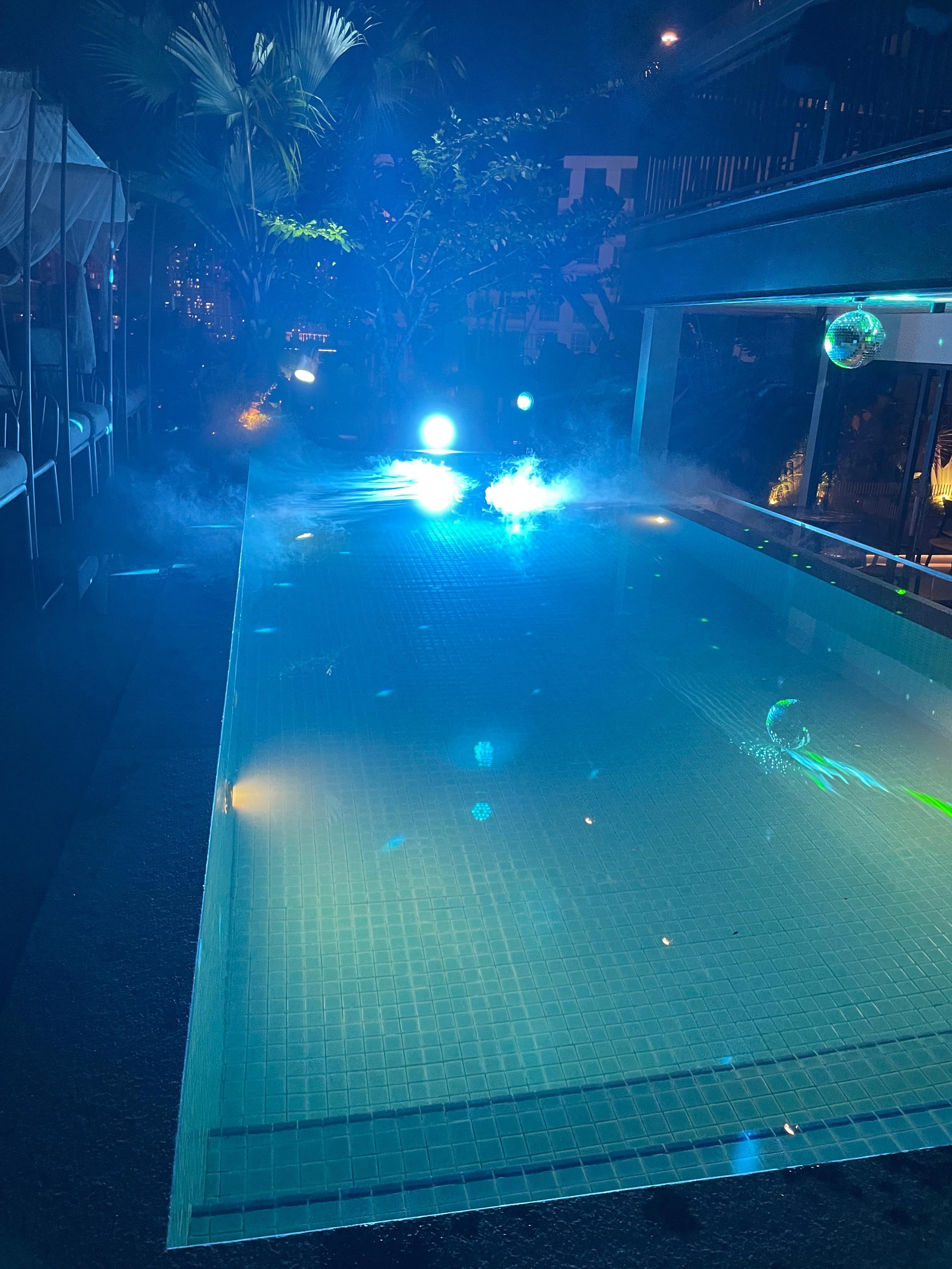 Rooftop swimming pool