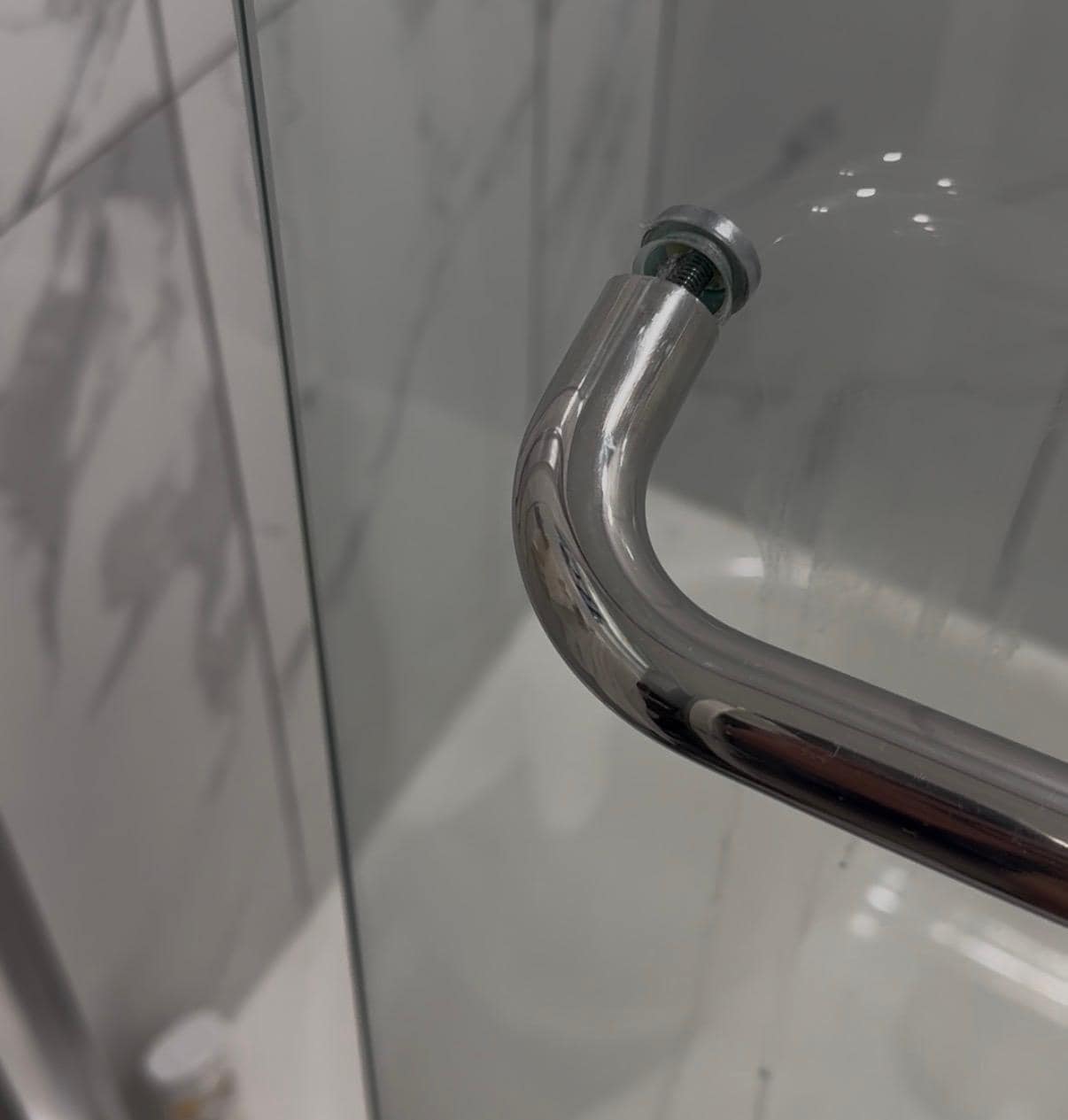 Shower handle about to fall off