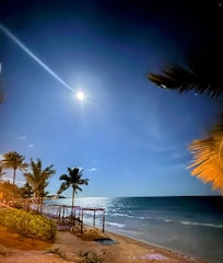 Moonlight over Akumal Bay Resort