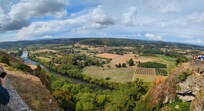View from Domme over the Dordogne river
