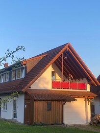 Balcony in apartment
