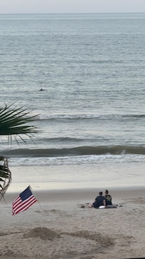 Saw dolphins while we were enjoying the sunset!