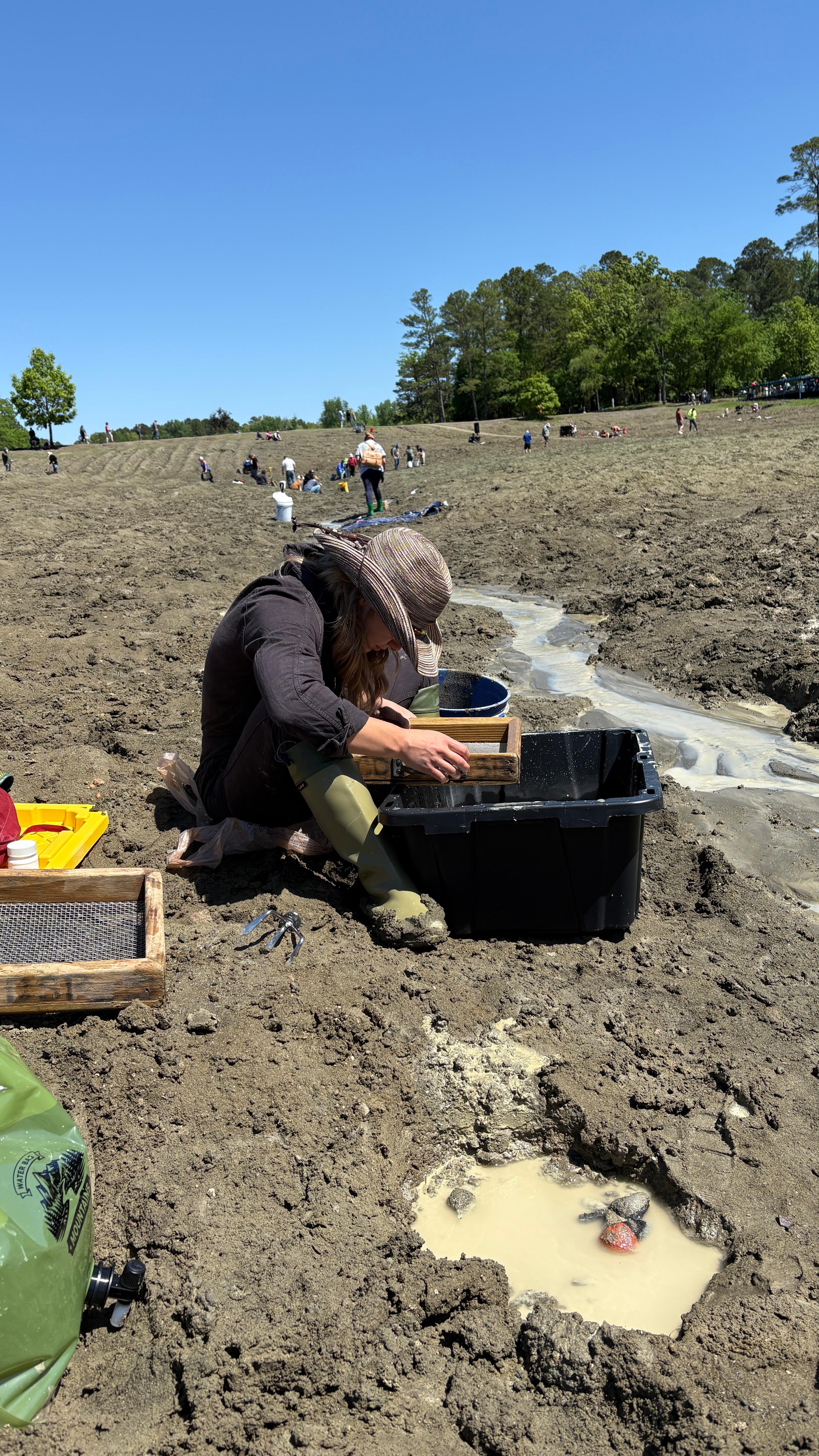 Getting dirty at Crater of Diamonds State Park