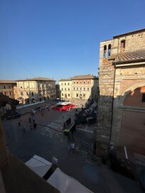 The view from room in the main plaza