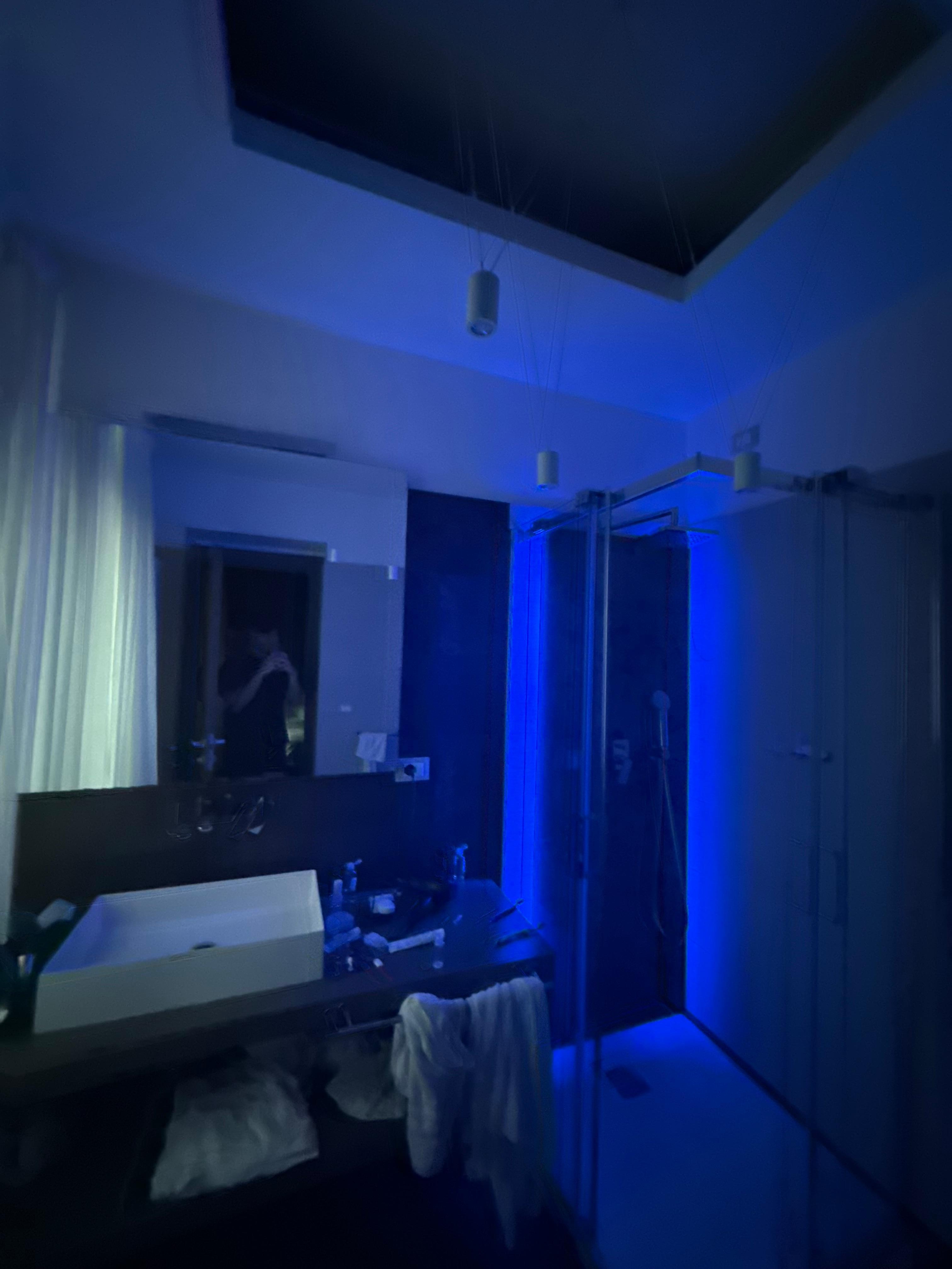 The bathrooms were cleaned daily