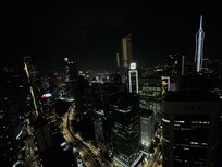 City at night view