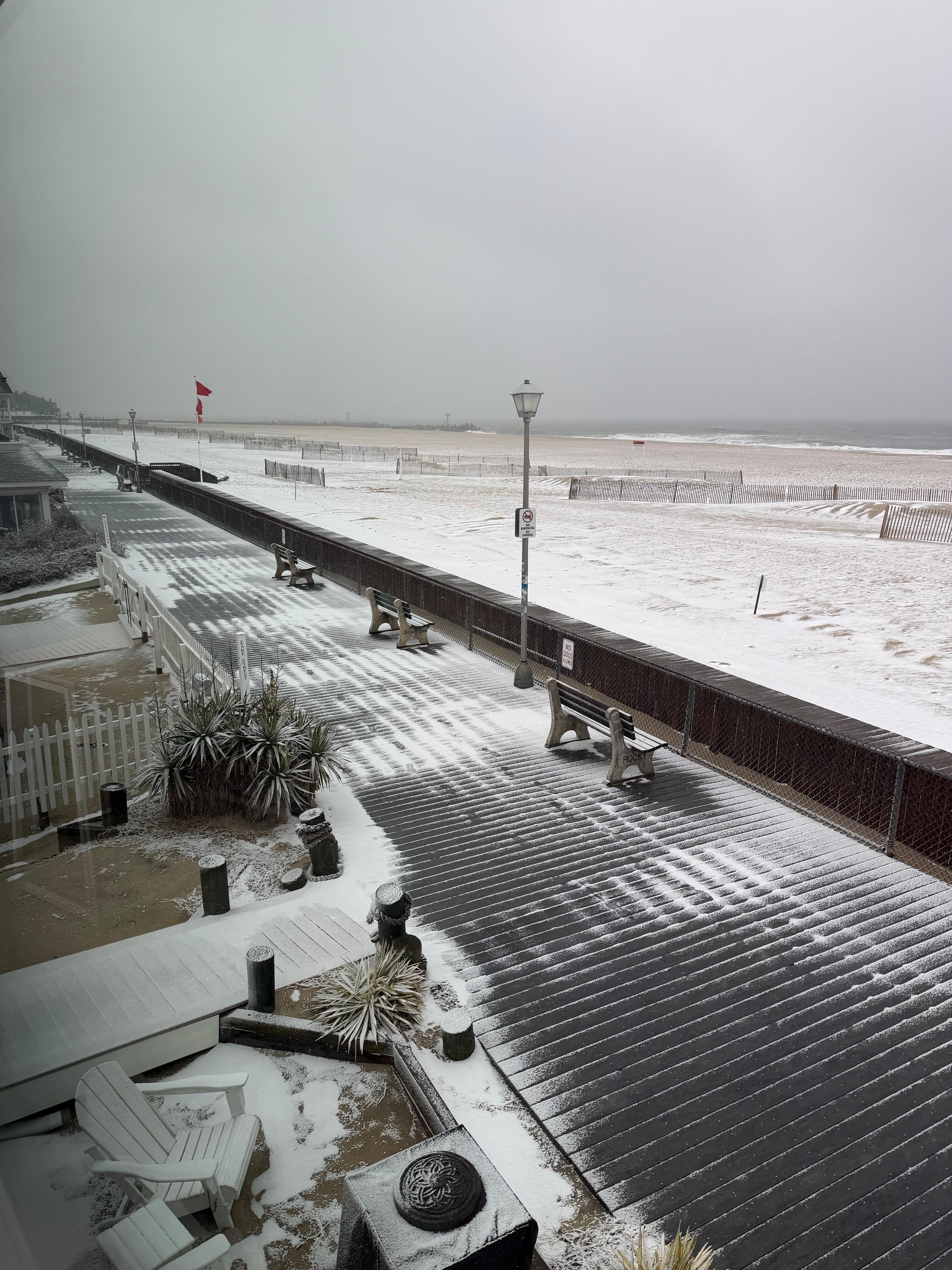 We got snow during our stay. 