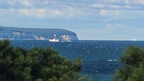 Blick vom Balkon