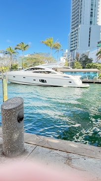 A yacht at Riverwalk