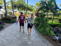 Great place to meet up with family (they were also staying on property in a different building)