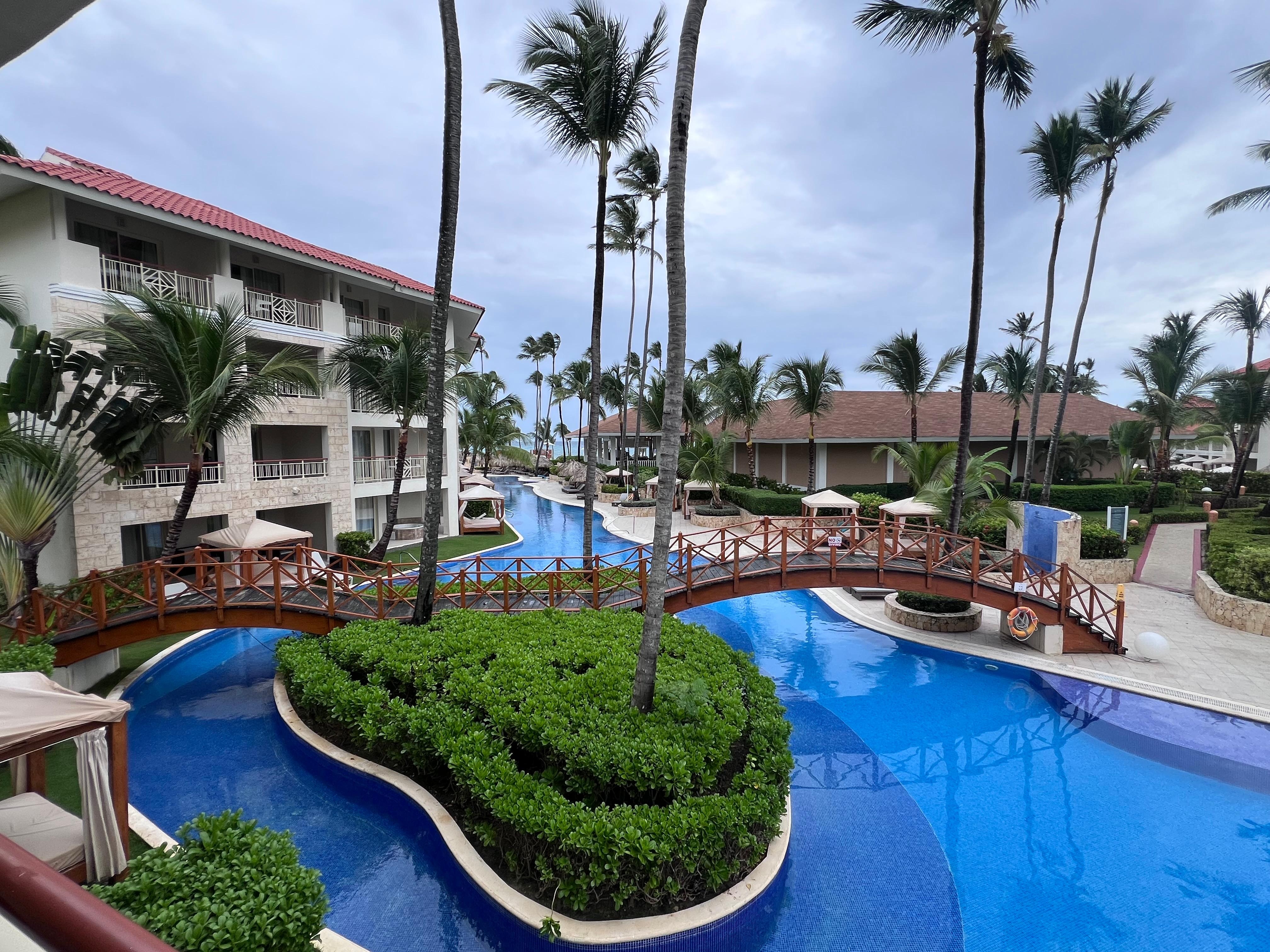 Our view from our jaccuzi room