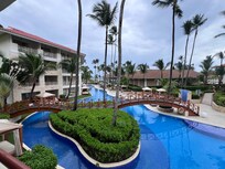 Our view from our jaccuzi room