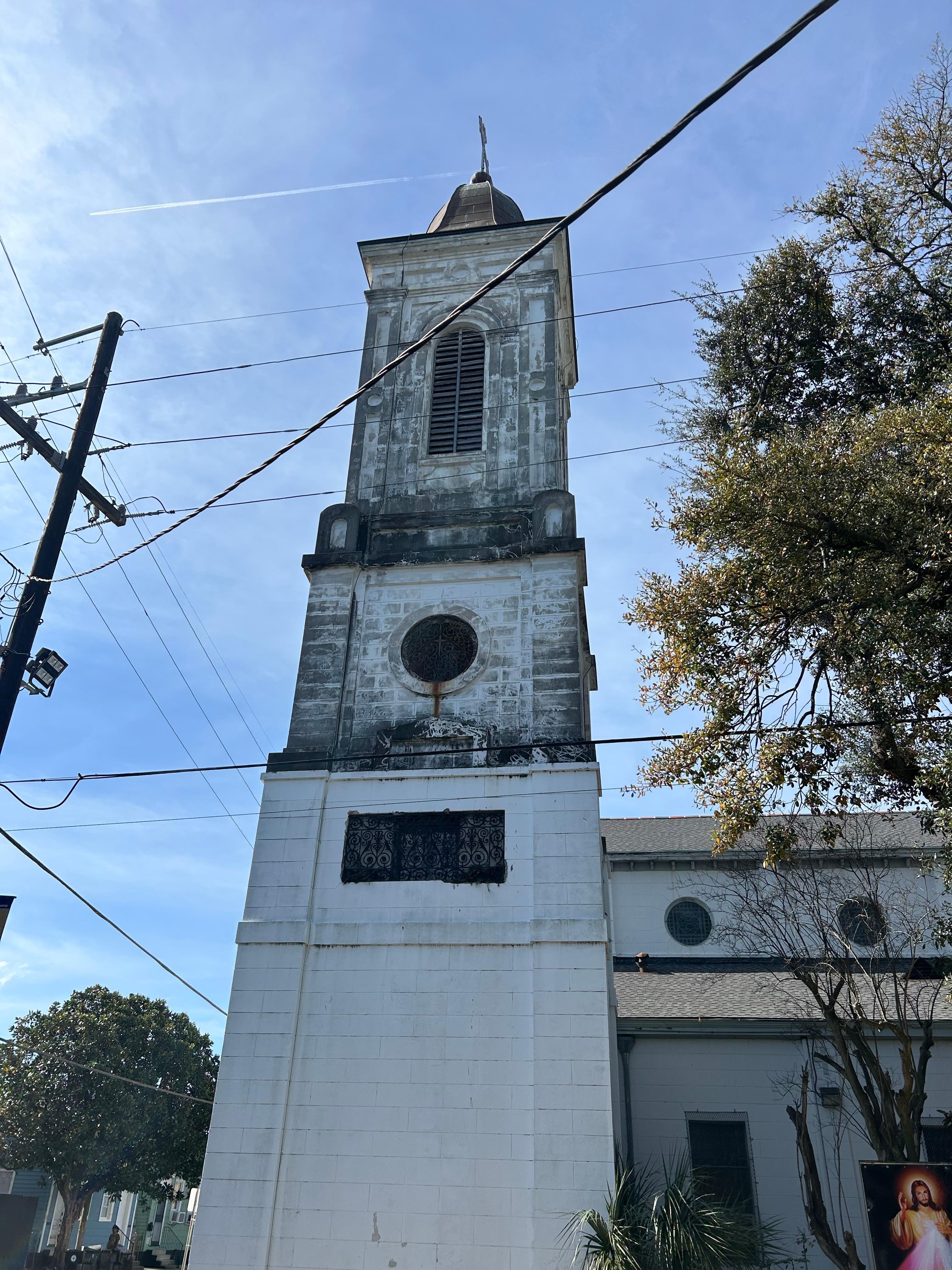 Church across the street
