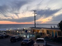 The view from our second floor window.