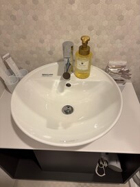 歯磨き、歯磨き粉、コットン、綿棒、ブラシ、カミソリ、フェイスタオル、バスタオル、ルームウェア(ガウン型)、ドライヤー、コテ、シャンプー、リンス、ボディソープあり