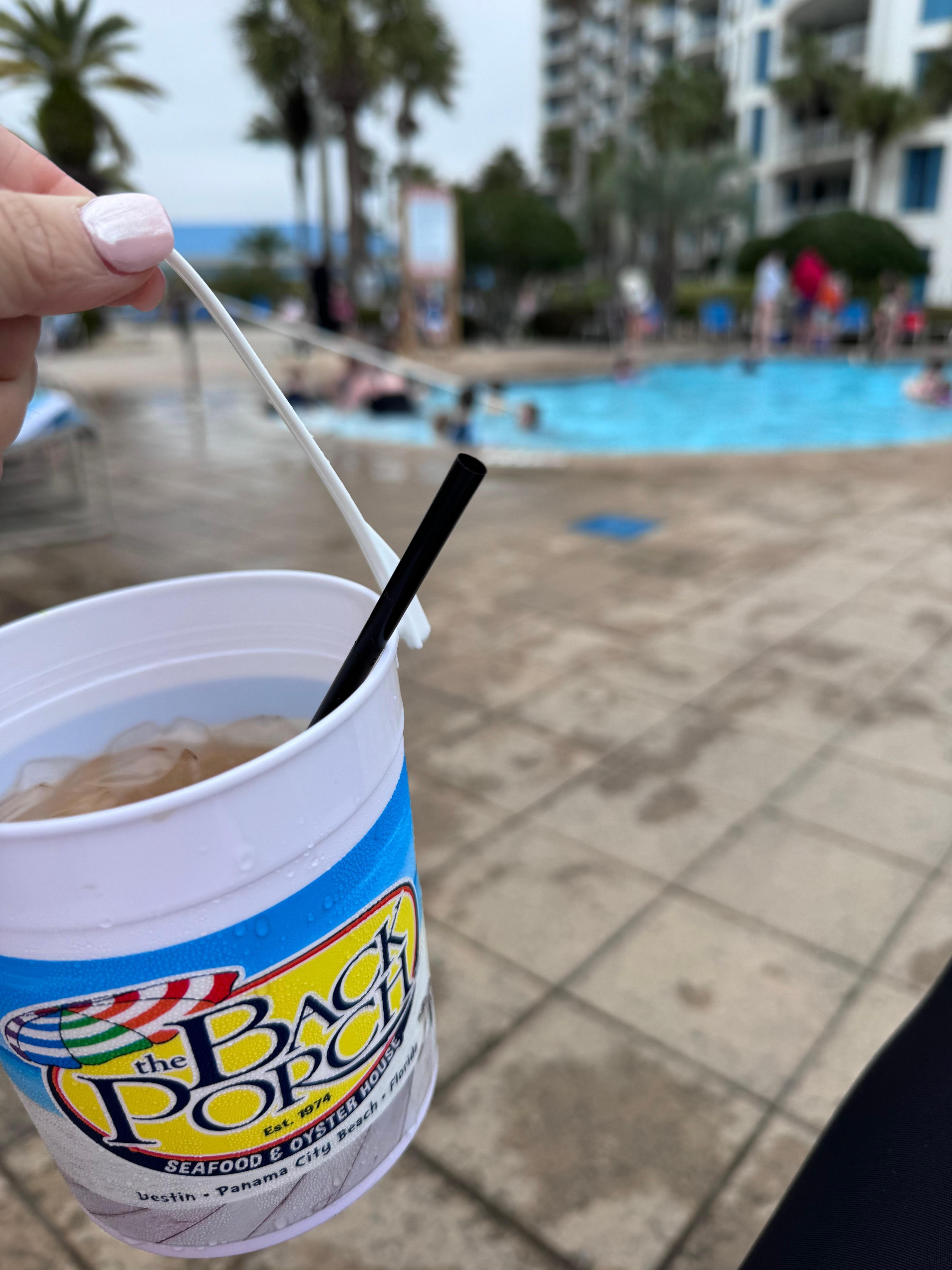 Take a bucket to the pool from The Back Porch!